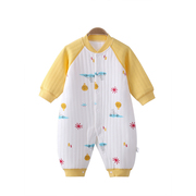 新生儿连体衣婴儿衣服冬装0一1岁纯棉贴身保暖宝宝哈衣外出服
