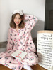 在售RMB468 大气春冬全棉长袖睡衣女磨毛居家服套装 节日系列