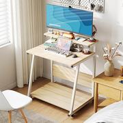 小户型迷你50电脑桌可移动家用卧室，床边书桌现代简约台式机桌子60