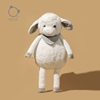 原创正版白色绵羊玩偶可爱小羊羊毛绒玩具治愈公仔女生生日新