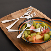 水果叉厨房餐具叉子不锈钢创意时尚套装水果签水果插甜品叉蛋糕叉