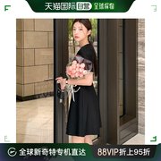 韩国直邮attrangs兰芝拼色粗花呢夏装连衣裙 op15264夏季连衣裙