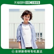 日本直邮GLOBAL WORK 儿童款半袖T恤长袖衬衫二件套 春夏休闲时尚