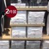 2件装日式良品男式无印圆领/V领短袖T恤无侧缝天竺棉打底纯棉汗衫