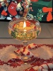 圣诞香薰蜡烛水晶烛台手工制作氛围感家居摆件装饰品圣诞节礼物