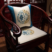 红木沙发坐垫新中式古典家具圈椅太师椅官帽椅垫子套防滑椅垫定制