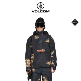 VOLCOM钻石男装户外硬壳GORE-TEX专业滑雪服2024冬季防水外套