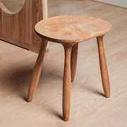 创意北欧白蜡木餐凳梳妆台凳子换鞋凳现代简约家用卧室实木化妆凳