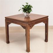 红木八仙桌实木正方形，鸡翅木餐桌家用明清仿古红木，家具四方桌