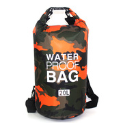 跨境漂流防水袋单肩双肩防水桶包涤纶轻便漂流袋大量