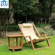 户外躺椅折叠椅阳台小桌椅，家用休闲椅子靠背，藤椅庭院塑木椅子茶几