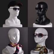 头模道具 玻璃钢模特头 VR眼镜帽子饰品假人头模型男女儿童