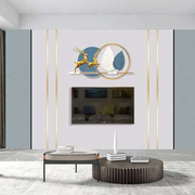 电视背景墙壁纸立体客厅壁布轻奢简约贴画沙发影视墙装饰壁画