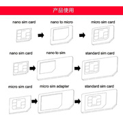 。sim卡套nano还原卡套 卡槽卡托小卡转大卡 手机卡套