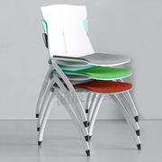 培训椅带桌板会议室桌椅一体写字板听课椅子职员办公椅折叠会议椅