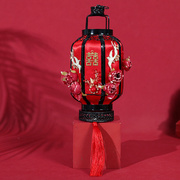 复古风汉服中国风宫灯笼结婚庆影楼拍摄新娘喜字红色手提花灯成品