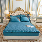 床笠单件夹棉加厚防滑固定床垫套罩1.2m1.5m席梦思保护套床罩全包
