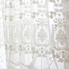 定制欧式窗纱白色蕾丝纱帘窗帘布料成品卧室客厅飘窗阳台纱虑光纱