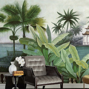 听风个性定制墙画壁画，欧尚法式轻奢现代古典客厅沙发卧室背景墙