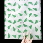 17克拷贝纸叶子图案包装纸，半透明薄页纸树叶，可裁切雪梨纸
