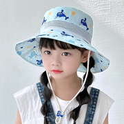 儿童遮阳帽女童帽，子夏款2024可爱男童，太阳帽小孩渔夫帽宝宝帽