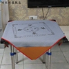 极速防水消音皮革麻将桌布，手搓家用正方形带兜麻将垫大号1米—1.
