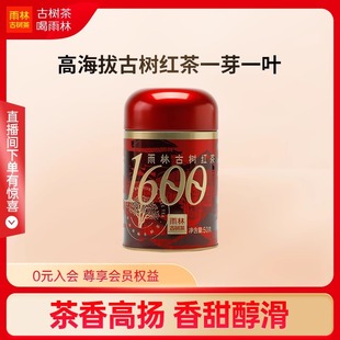 雨林古树茶 2024年1600经典古树红茶 云南高山滇红50g