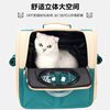 包猫外出便携猫背包大容量，透气双肩帆布宠物书，包装狗狗猫咪外出包