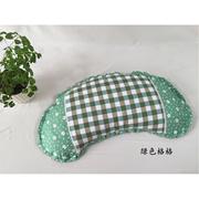 韩式月牙形荞麦枕头纯碎花护颈保健枕套单人儿童枕头枕套
