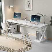 双人书桌学习桌家用办公桌简约电脑桌台式卧室，桌子电竞桌长工作台