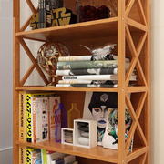 收纳置储物柜柜简易书柜落地实木简约现代子物柜儿童自由组合书架