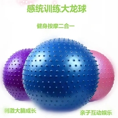 瑜伽球儿童大龙球感统训练器材家用成人防爆健身球宝宝按摩平衡球