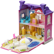 小猪之家儿童女孩过家家玩具屋 仿真豪华别墅 音乐灯光房子娃娃屋