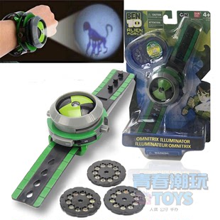 ben10少年骇客田小班(田小班，)手表玩具，omnitrix变身器外星英雄超能兽发光