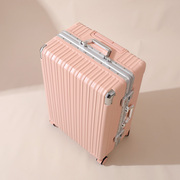 高档行李箱高颜值拉杆箱万向轮铝框20寸男女学生旅行24寸密码箱皮