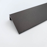 铝合金L型角铝50*25*2mm黑色磨砂包边护角条 直角收边压条 装饰条