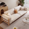 北欧日式布艺沙发小户型原木风，客厅出租房用公寓，三人位家用小沙发