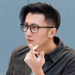 谢霆锋同款近视眼镜男复古可配度数显脸小防蓝光平光护目眼镜框潮