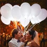 led白色发光气球闪光气球夜光气球婚礼，聚会庆典酒吧演出
