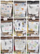 日本本土西松屋宝宝纱布，浴巾新生儿襁褓，巾婴儿卡通多功能盖毯包被