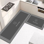 厨房专用地垫快速吸水吸油满铺地毯耐脏防滑垫，铺地大面积防潮垫