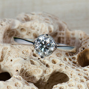 梦克拉18k金钻石(金钻石，)戒指群镶戒指，求婚戒指结婚钻戒女戒流光溢彩