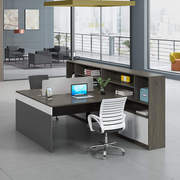 现代简约办公家具双46人工位屏风隔断职员，电脑卡座财务桌椅组合