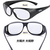 大框3D偏光不闪式立体3D眼镜U电影院专用三d眼睛电视通用imax