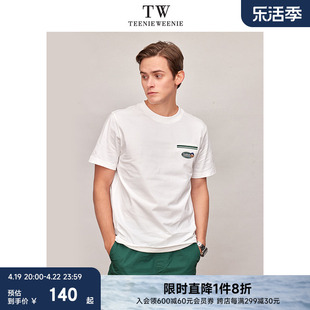 TeenieWeenie小熊男装夏季时尚休闲棉质薄款短袖圆领T恤