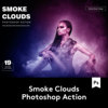 Smoke Clouds Photoshop Action 烟雾效果照片后期处理PS动作素材