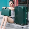 行李箱女万向轮复古铝框拉杆箱，男旅行箱20寸密码登机箱子母箱韩版