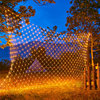 led彩灯太阳能闪灯串灯低压渔网，灯户外露营天幕，帐篷庭院草坪装饰
