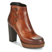 sweetlemon靴子女超，高跟气质欧美风短筒靴棕色，冬季真皮踝靴