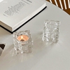 蜡烛台欧式水晶创意浪漫玻璃杯烛光晚餐婚庆生日酒吧摆件家居装饰